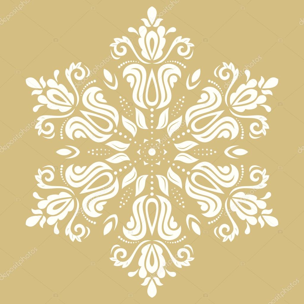 Damask Vector Oriental Pattern