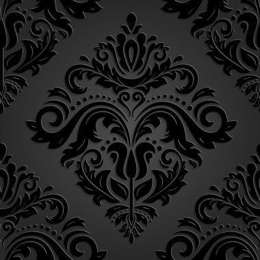 3B elementlerle Kusursuz Vektör Doğulu Desen