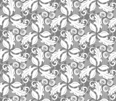 Çiçeksiz Kusursuz Vektör Deseni