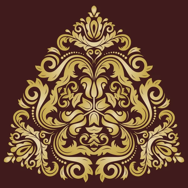 Damask Vector Oriental Pattern — Stock Vector