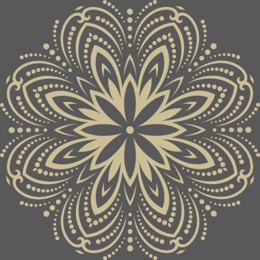 oryantal soyut desen