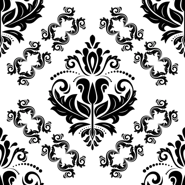 Damask Seamless Vector Pattern — Stock Vector