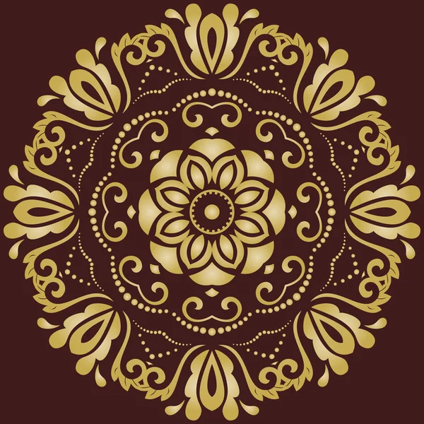 Doğulu Soyut Vektör Deseni