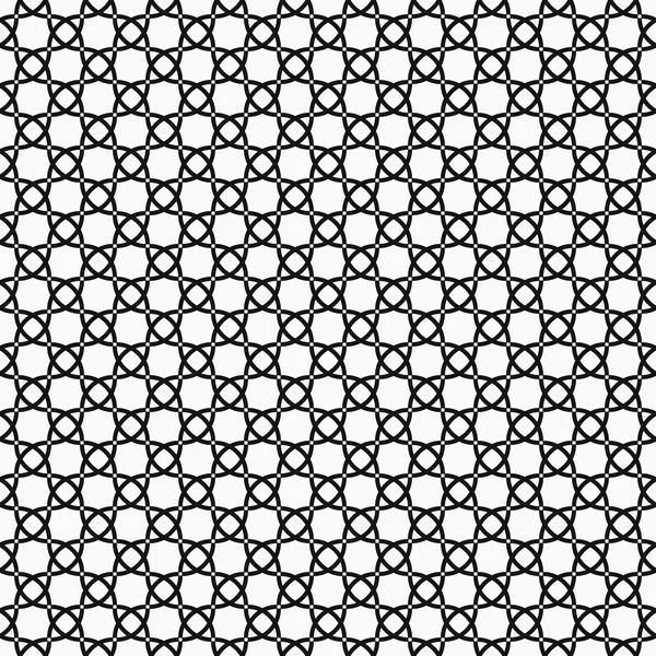 Patrón geométrico sin costura en blanco y negro —  Fotos de Stock
