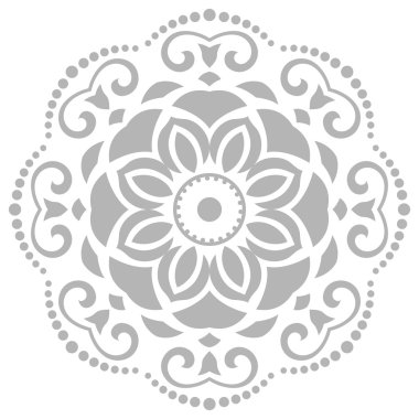 soyut çiçek desenli