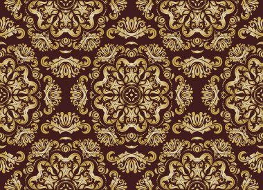 damasko sorunsuz vektör desen