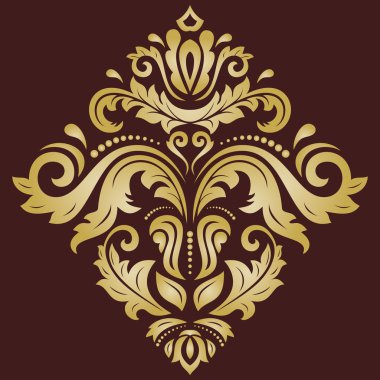 Doğulu Soyut Vektör Deseni