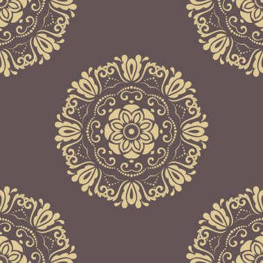 Sorunsuz oryantal vektör arka plan