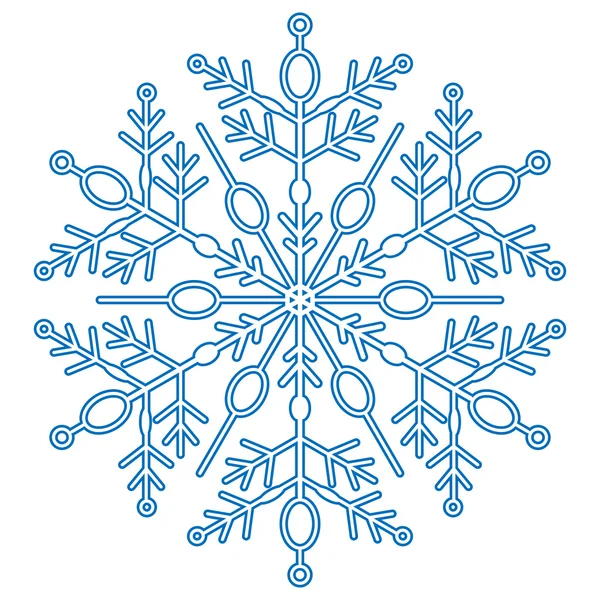 Joli flocon de neige vecteur — Image vectorielle