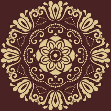 oryantal soyut desen