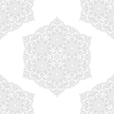 Sorunsuz oryantal vektör açık renkli