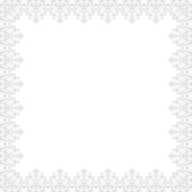 Çiçek Vektörü İnce Çerçeve