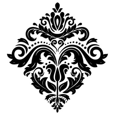 3d elemanları ile oryantal desen