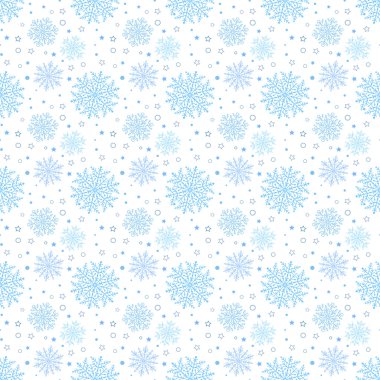 Kar taneleri ile sorunsuz vektör arka plan