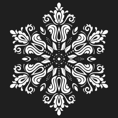 Doğulu Soyut Vektör Deseni