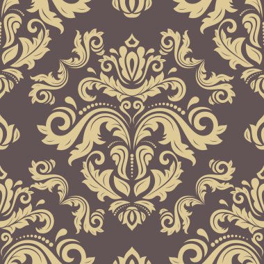 Sorunsuz oryantal vektör arka plan