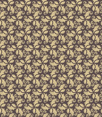 Çiçeksiz Kusursuz Vektör Deseni