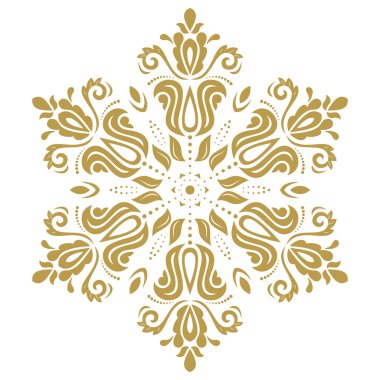 Doğulu Soyut Vektör Deseni