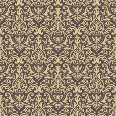 damasko sorunsuz vektör desen