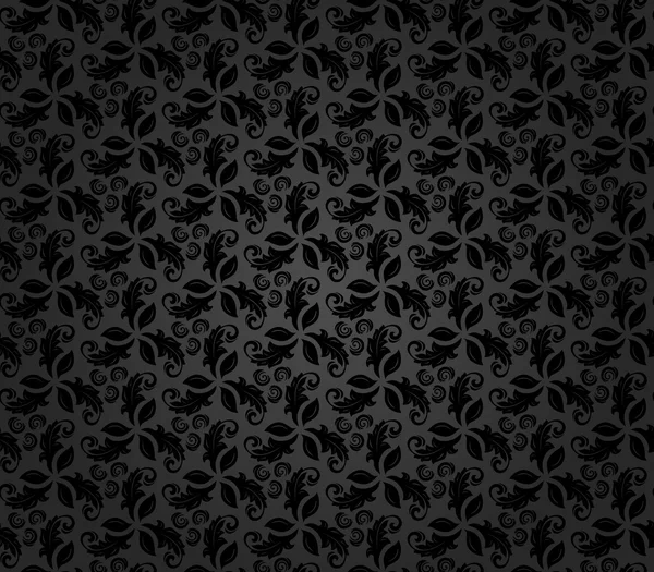 Vectorielle continue Fine floral Pattern — Image vectorielle