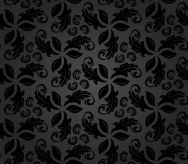 Çiçeksiz Kusursuz Vektör Deseni