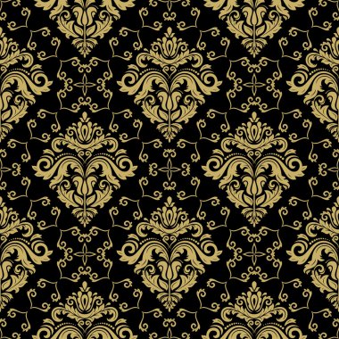 Sorunsuz vektör Barok tarzı duvar kağıdı