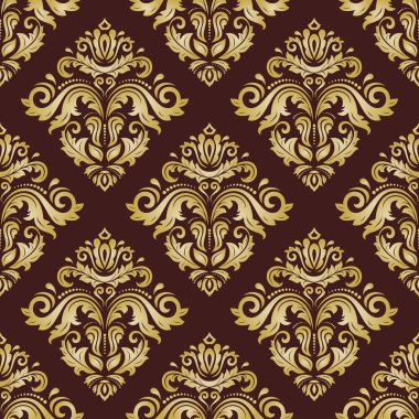 Sorunsuz oryantal vektör arka plan