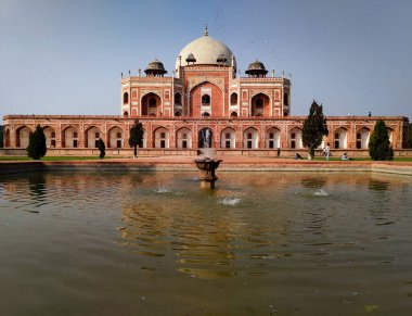 Yazı tarihi: 11 Şubat 2020 Konum: Delhi Hindistan Humayun 'un Mezarı' nın panoramik manzarası