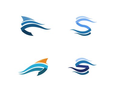 su damlası Logo Şablonu vektör çizimi dekoru