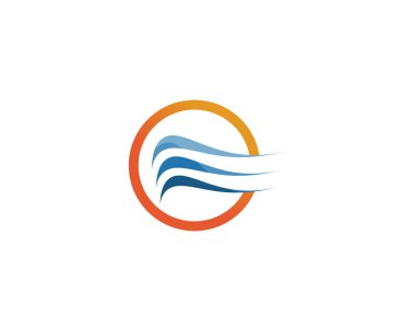 su damlası Logo Şablonu vektör çizimi dekoru