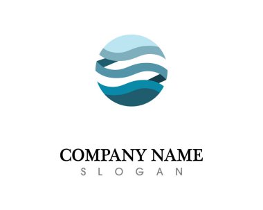 su damlası Logo Şablonu vektör çizimi dekoru