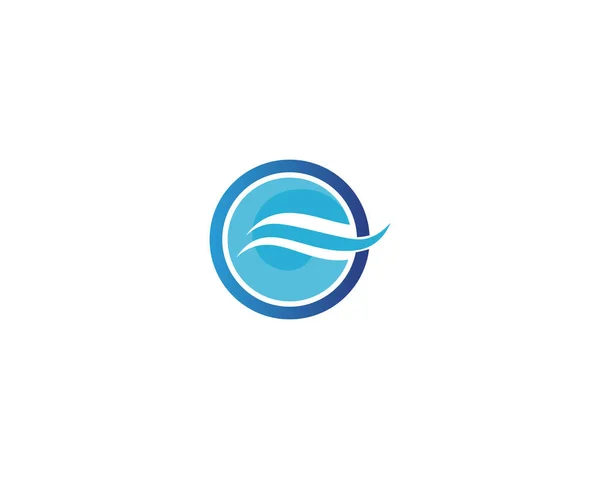 Goccia Acqua Logo Modello Vettore Illustrazione Desig — Foto Stock