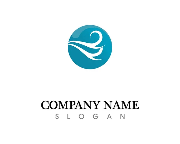 Waterdruppel Logo Template Vector Illustratie Desig — Stockfoto