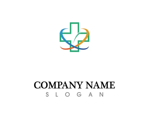 Logotipo Hospital Símbolos Modelo Ícones App — Fotografia de Stock