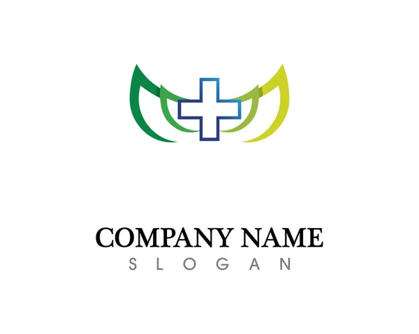 Sjukhusets Logotyp Och Symboler Mall Ikoner App — Stockfoto