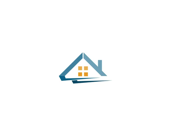 Ikony Logo Nieruchomości Budynków Mieszkalnych Templat — Zdjęcie stockowe