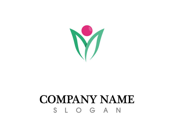 Tree leaf vector logo design, eco-friendly concept — Stock Image Tree Leaf Vector Logo Design Eco Friendly Concept — Stock Photo, Image