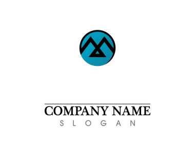Emlak ve ev binaları logo simgeleri şablonu
