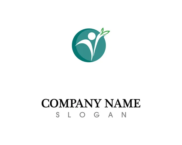 Boom Blad Vector Logo Ontwerp Eco Vriendelijk Concept — Stockfoto