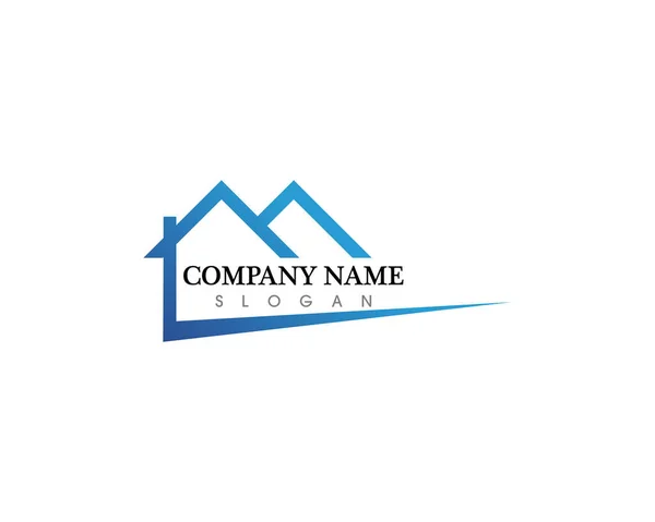 Real Estate Home Buildings Logo Icons Templat — Stock Photo, Image