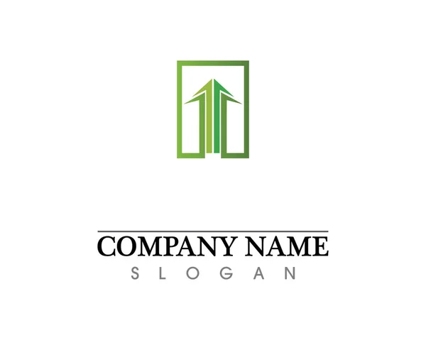 Immobiliare Case Logo Icone Templat — Foto Stock