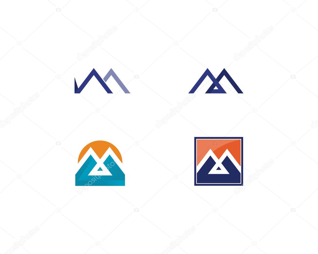 Real estate and home buildings logo icons templat