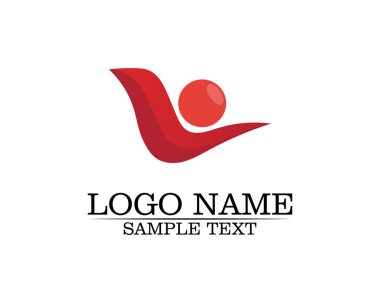 Sağlık başarısı insanlar logoyu ve sembolleri önemser