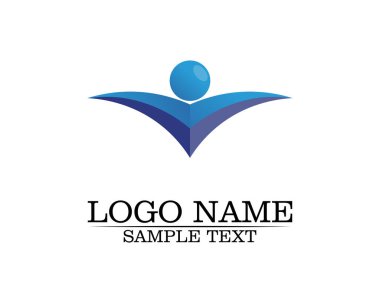 Sağlık başarısı insanlar logoyu ve sembolleri önemser
