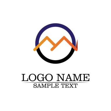 Emlak ve ev binaları logo simgeleri şablonu