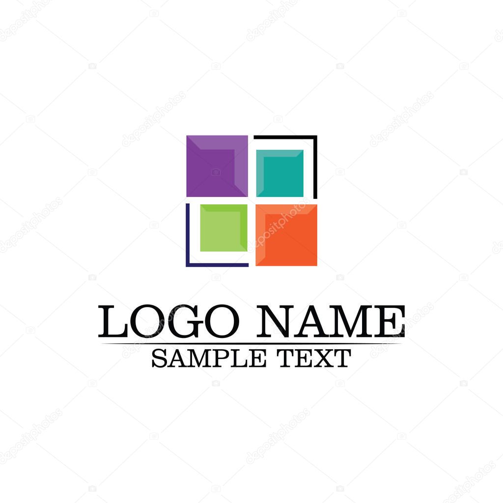 Real estate and home buildings logo icons templat