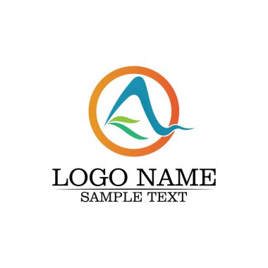 Bir Harf Logosu İş Şablonu