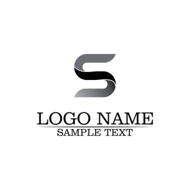 S logo tasarım vektosu