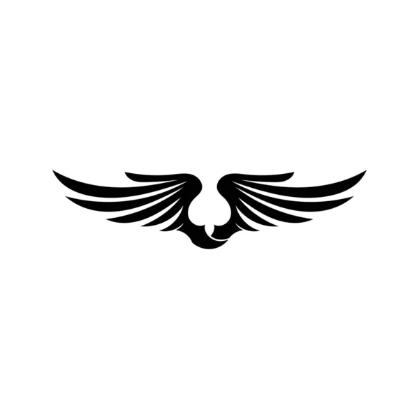 Falcon Wings Logo Template Vectoriel Icône Logo Design — Image vectorielle