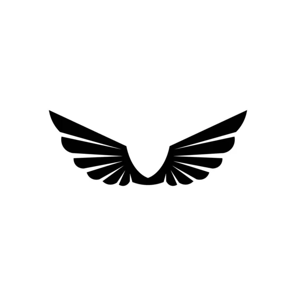 Falcon Wings Logo Template Vectoriel Icône Logo Design — Image vectorielle